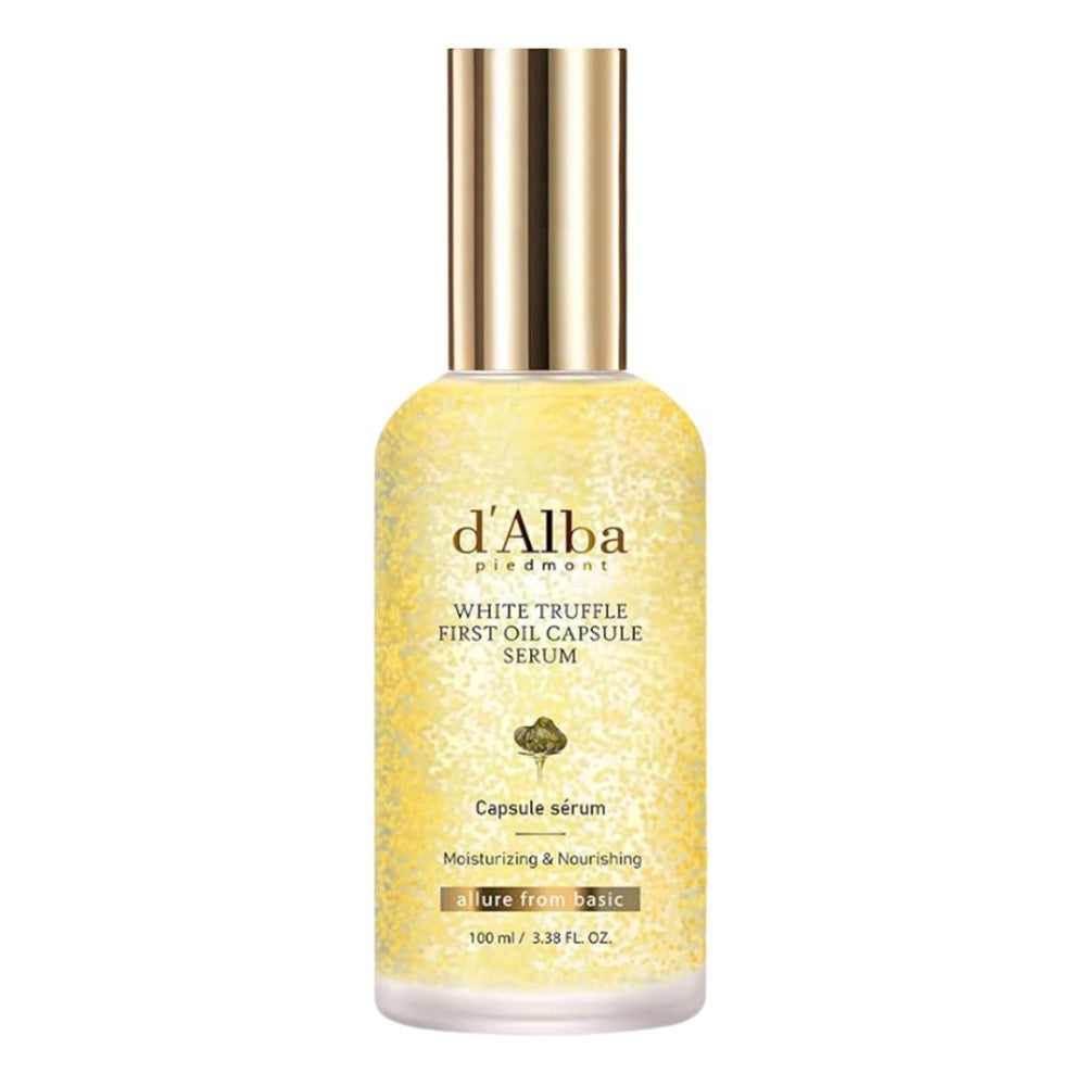 d'Alba White Truffle First Oil Capsule Skin Moisturizing and Nourishing Serum 3.38Oz (100ml)